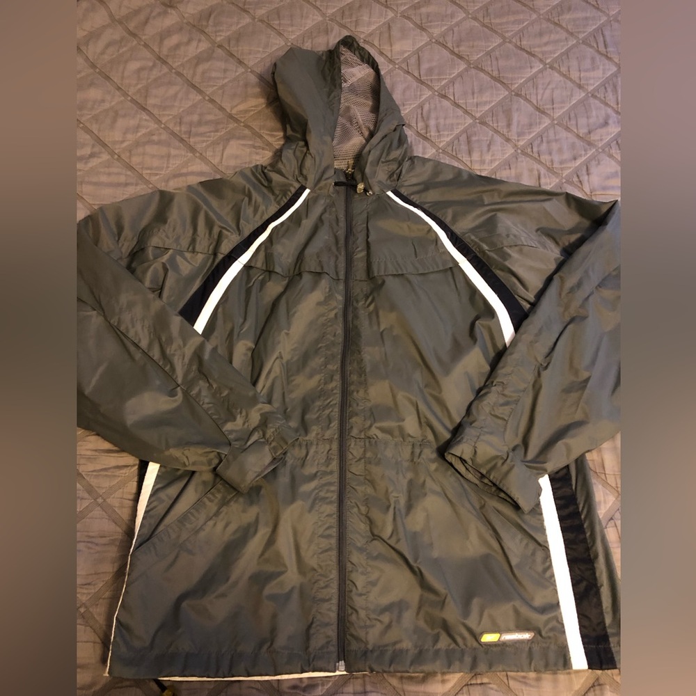 Vintage Reebok Windbreaker (Men’s Medium) - Dark Grey